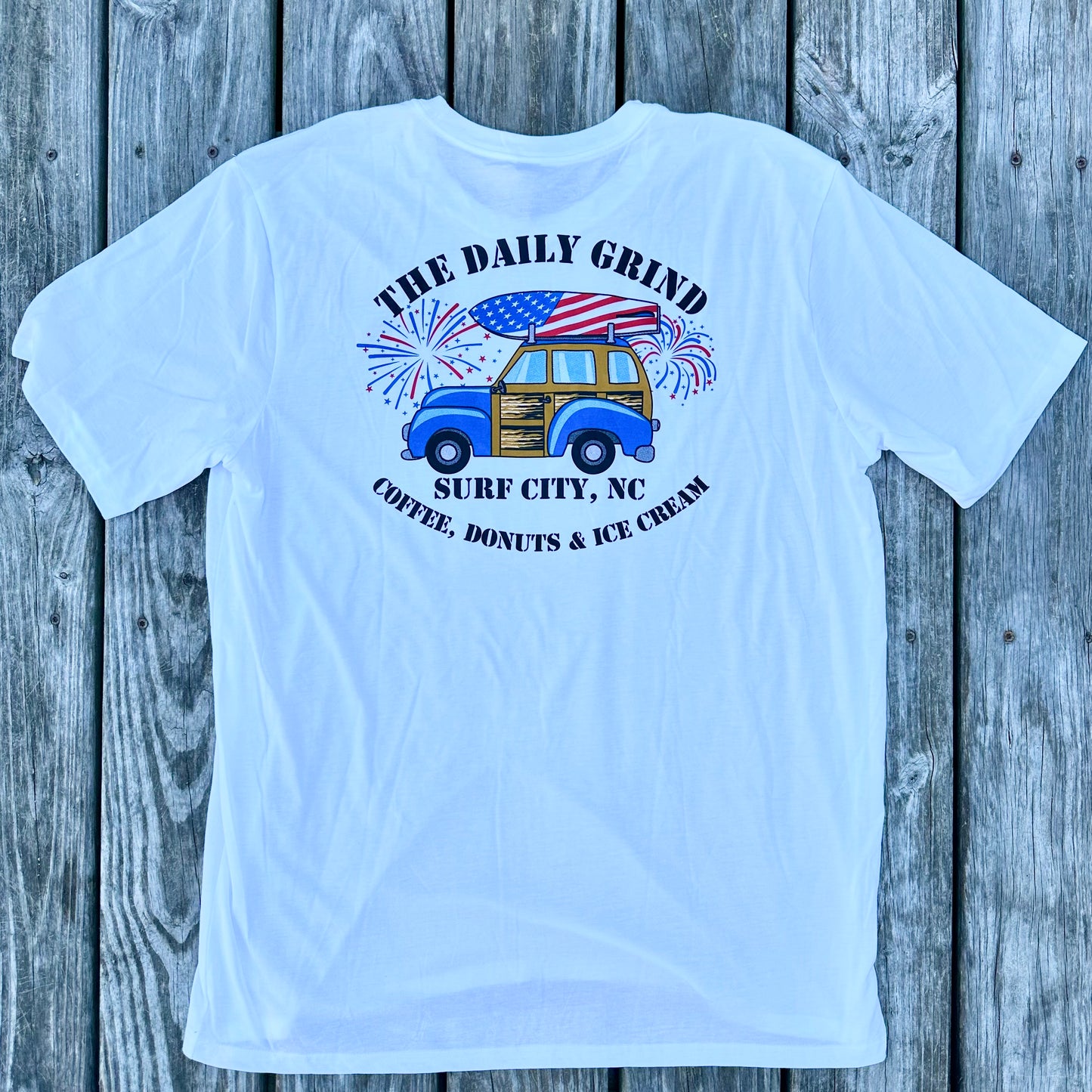 Daily Grind Patriotic 4th of July Tee