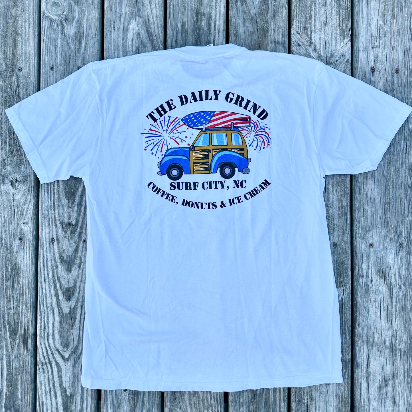 Daily Grind Patriotic 4th of July Tee