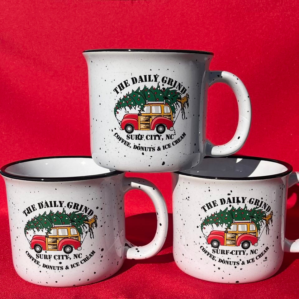 Daily Grind Ceramic Christmas Mug
