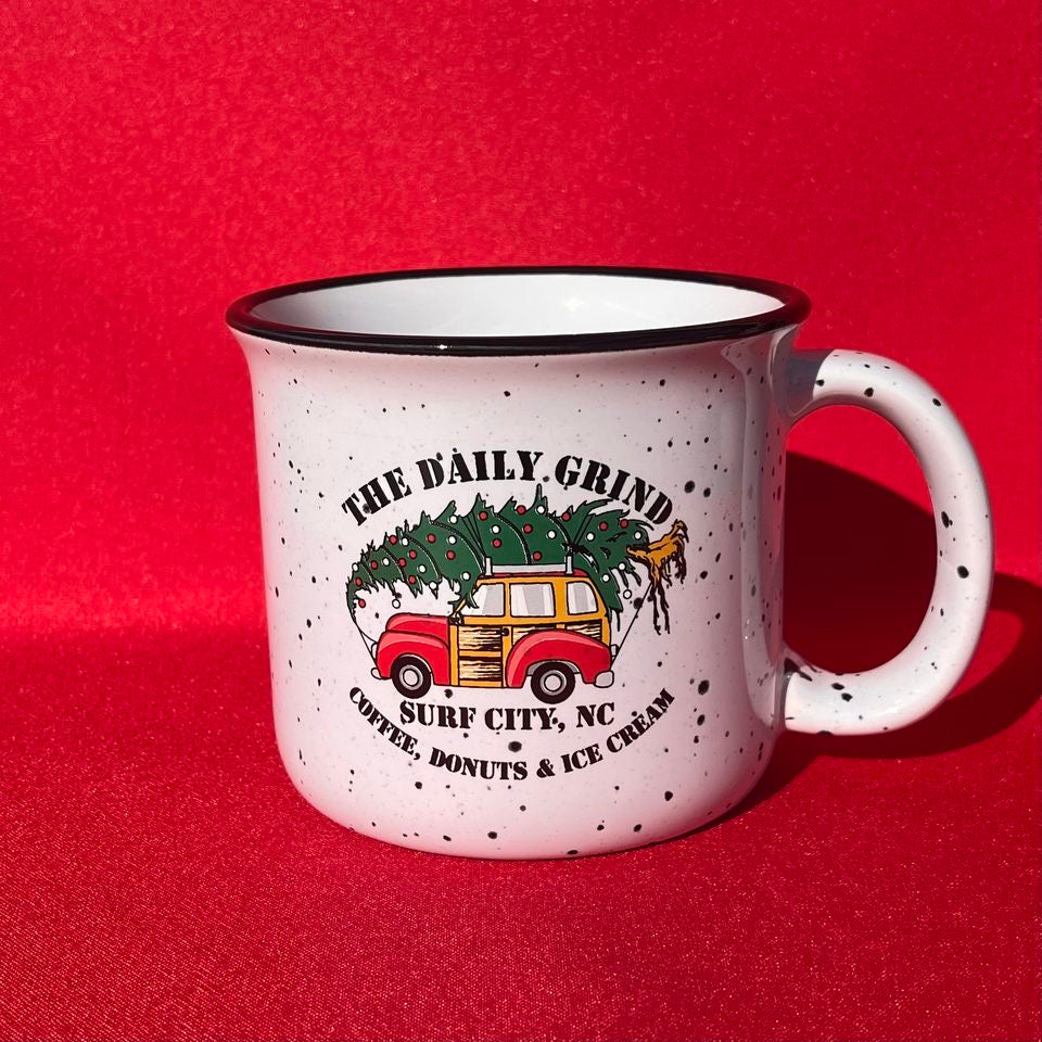 Daily Grind Ceramic Christmas Mug