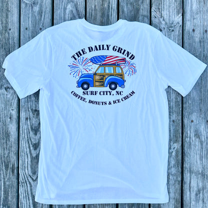 Daily Grind Patriotic 4th of July Tee