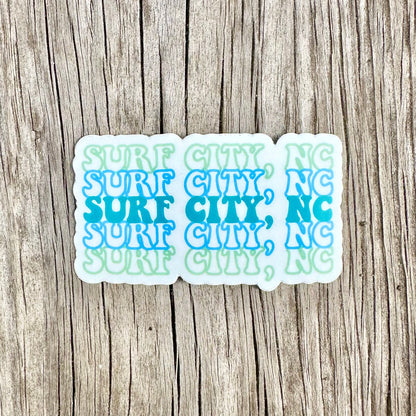 Surf City Stickers
