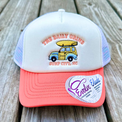 Daily Grind Ponytail Foam Trucker Hats