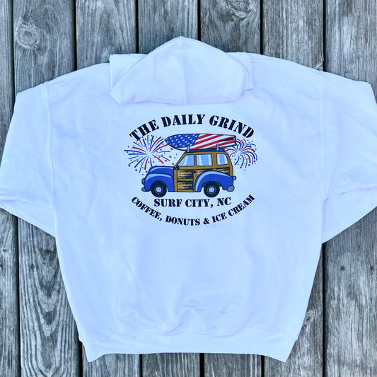 Daily Grind Patriotic 4th of July Hoodie