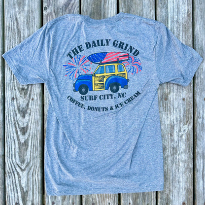 Daily Grind Patriotic 4th of July Tee