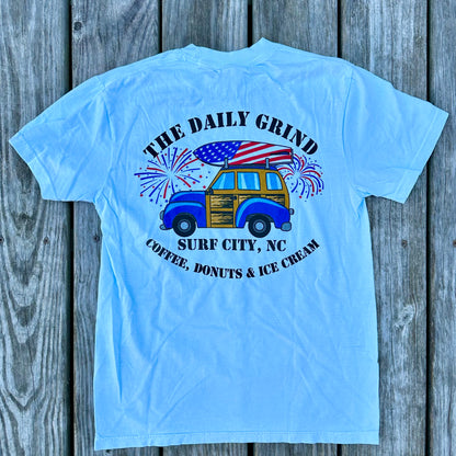 Daily Grind Patriotic 4th of July Tee