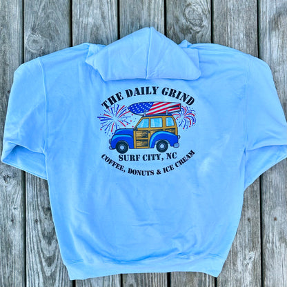 Daily Grind Patriotic 4th of July Hoodie
