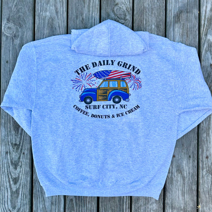 Daily Grind Patriotic 4th of July Hoodie