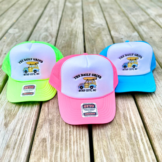 Daily Grind Neon Foam Trucker Hats