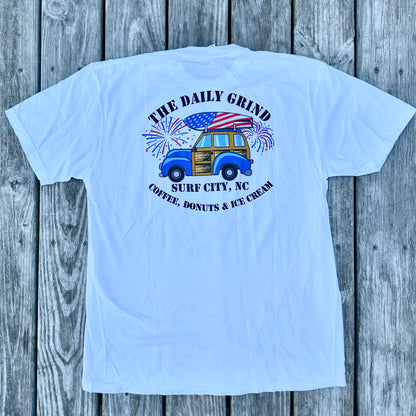 Daily Grind Patriotic 4th of July Tee