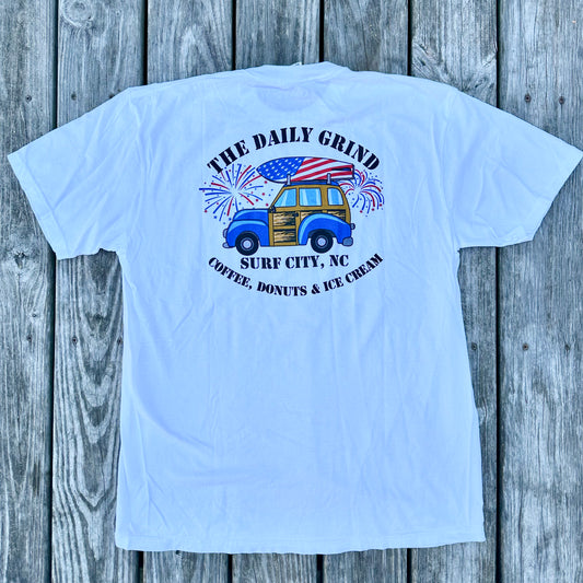 Daily Grind Patriotic 4th of July Tee